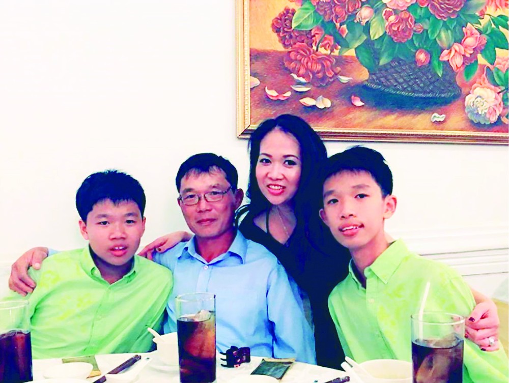 Ms. Ngoc Van and her family