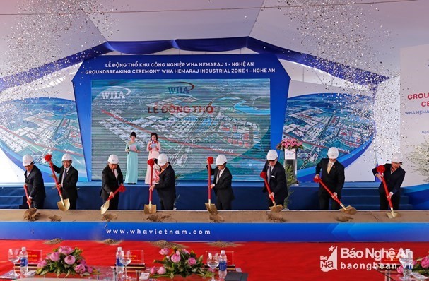 Construction begins on WHA Hemaraj Nghe An Industrial Zone project (Source: baonghean)