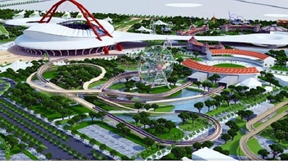 The design of Rach Chiec sports complex in district 2