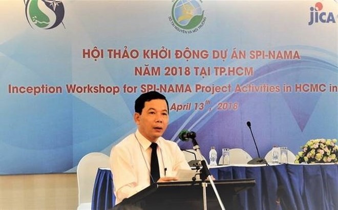 Deputy head of Climate Change Department Truong Duc Tri (Source: VNA)