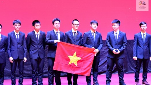 Vietnamese team in the 19th Asian Physics Olympiad  (Photo: apho2018)