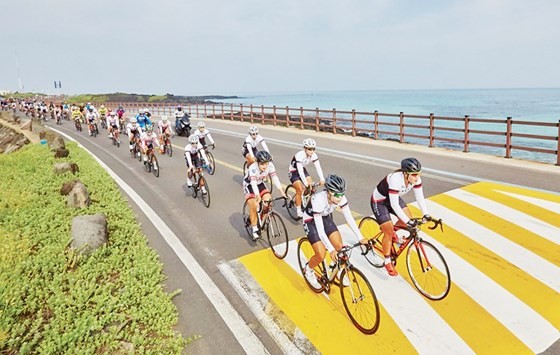 Cycling tour in Jeju
