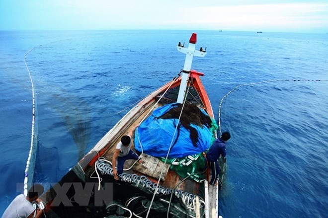 A fishing boat of Vietnam (Photo: VNA)