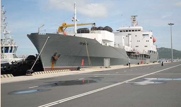 Tanker Pechenga arrives in Cam Ranh International Port (Source: soha.vn)
