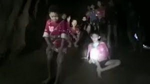 Boys are found alive after nine days trapped inside Tham Luang cave (Photo: BBC)