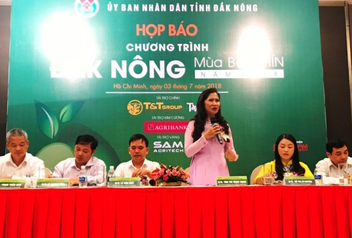 At a press conference of the event  (Photo: baodaknong)