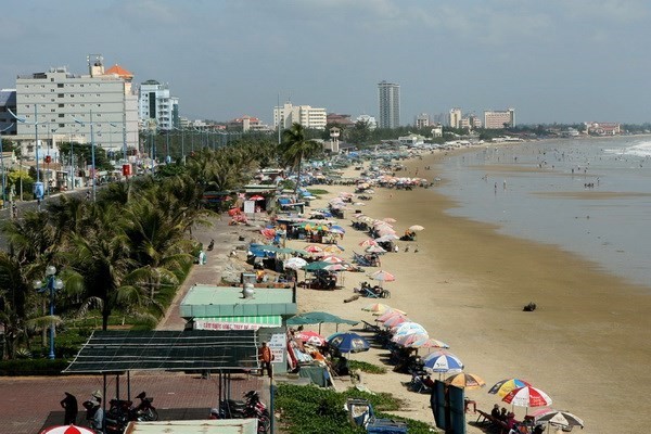 A view of Vung Tau beach (Photo: VNA)