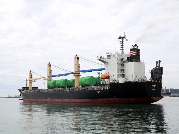 The ship leaves Dung Quat port for Saudi Arabia (Source: VNA)