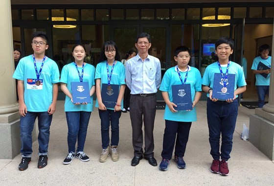 The Vietnamese team at World Mathematical Olympiad 2018
