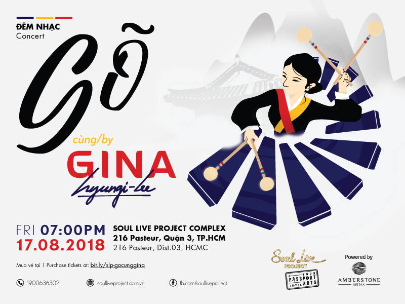 Famous Korean percussionist Gina Hyungi Lee to perform in HCMC