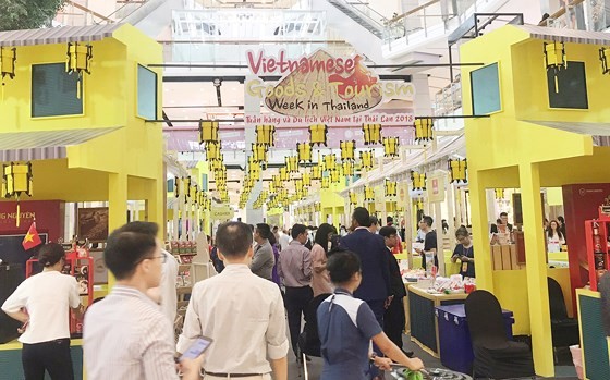 Vietnamese Goods and Tourism Week 2018 opens in Thailand. (Photo: Sggp)