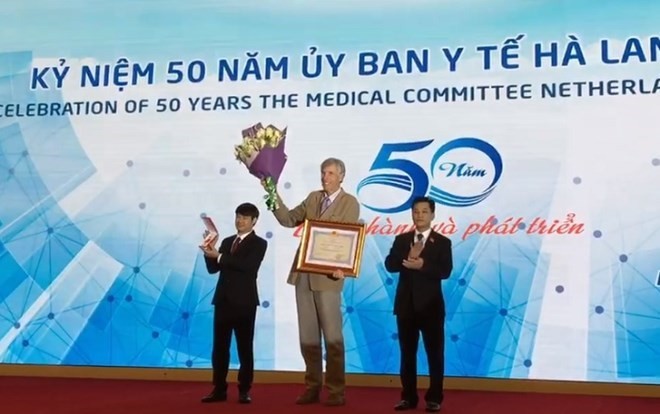 At the celebration to mark 50th founding anniversary of the Medical Committee Netherlands-Vietnam (Photo: VNA)
