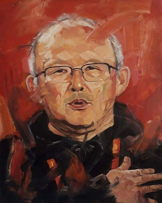 Oil portrait painting of coach Park Hang-seo to be auctioned for charity