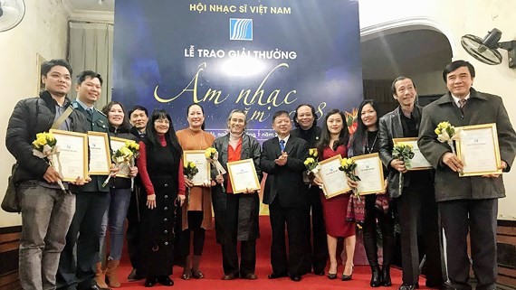 Winners of 2018 Vietnam Musicians Association Awards honored