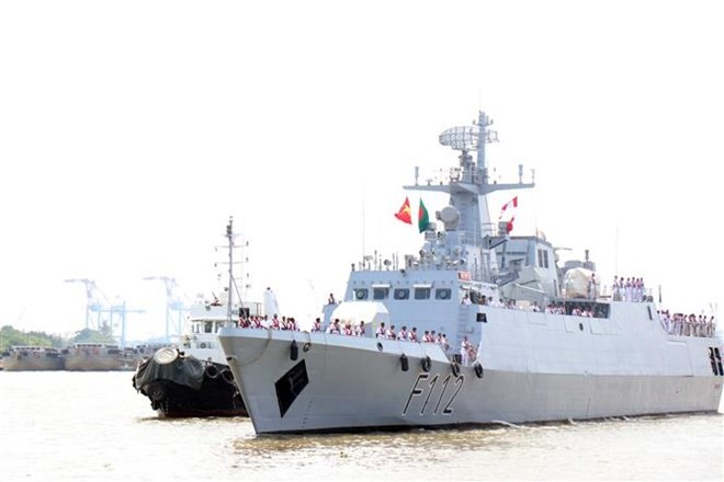 The guided missile corvette BNS Prottoy (F112) of the Bangladesh Navy (Photo: VNA)