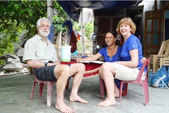 Foreign visitors at a homestay in Hoi An (Photo: Sggp)