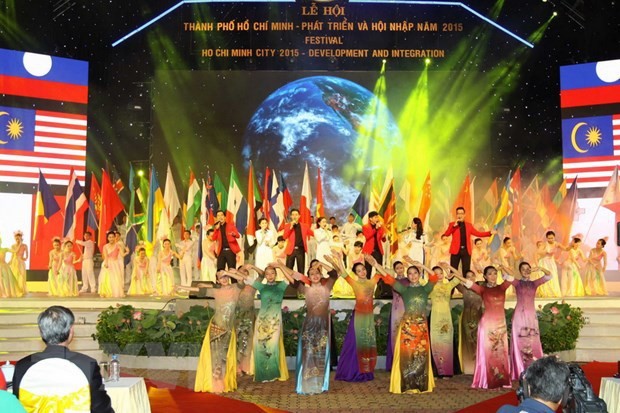 The “Ho Chi Minh City – development and integration” festival in 2015 (Source: VNA)