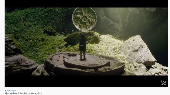 A screenshot from the trailer, showing Son Doong Cave