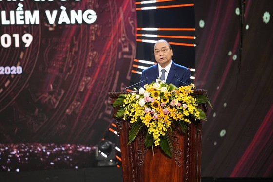 Prime Minister Nguyen Xuan Phuc speaks in the event. (Photo: Sggp)