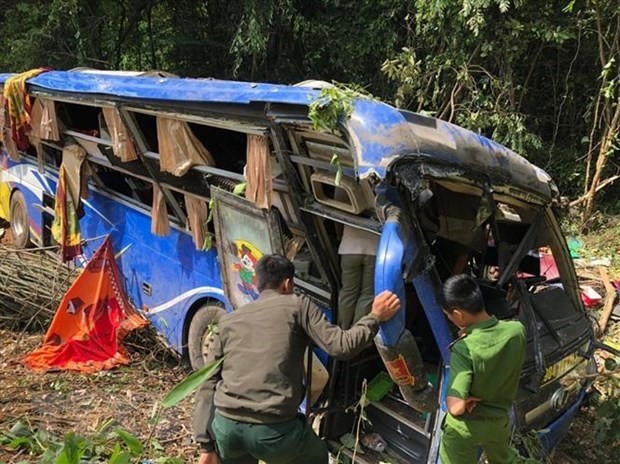 Accident scene (Source: VNA)