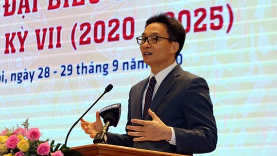  Deputy Prime Minister Vu Duc Dam speaks at the VDAA’s seventh national congress for the 2020-2025 tenure.