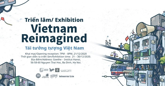 First illustrations exhibition honoring Vietnam's beauty held in Hanoi