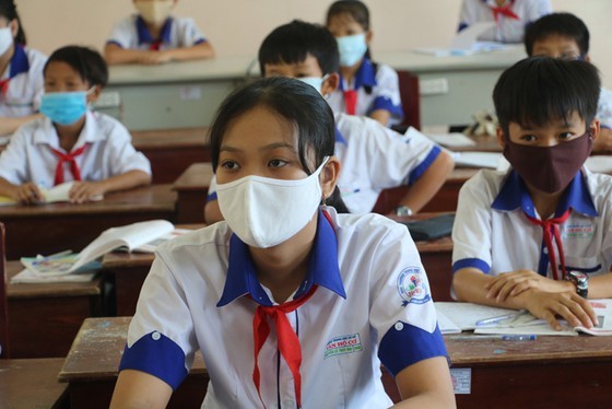 Students in Dong Thap Province’s border districts return to classrooms on March 8.