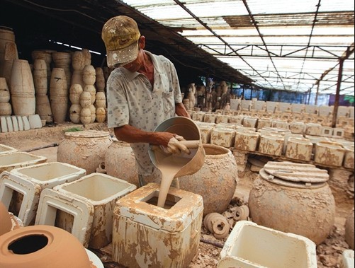 Traditional pottery-making craft in Binh Duong Province