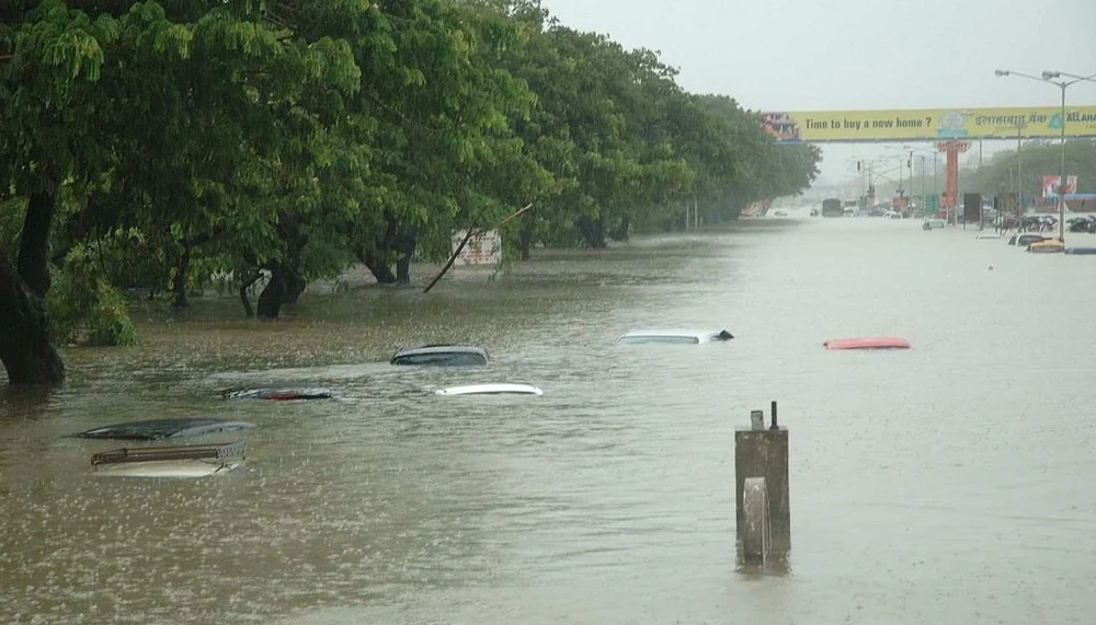 Lũ lụt tại Mumbai, Ấn Độ (ảnh: Eco-Business.com)