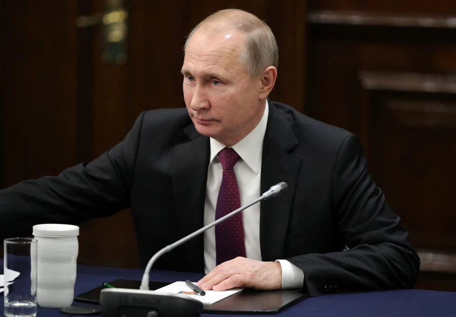 Tổng thống Nga Vladimir Putin lần thứ năm ra tranh cử tổng thống. Ảnh: RUSSIA TODAY