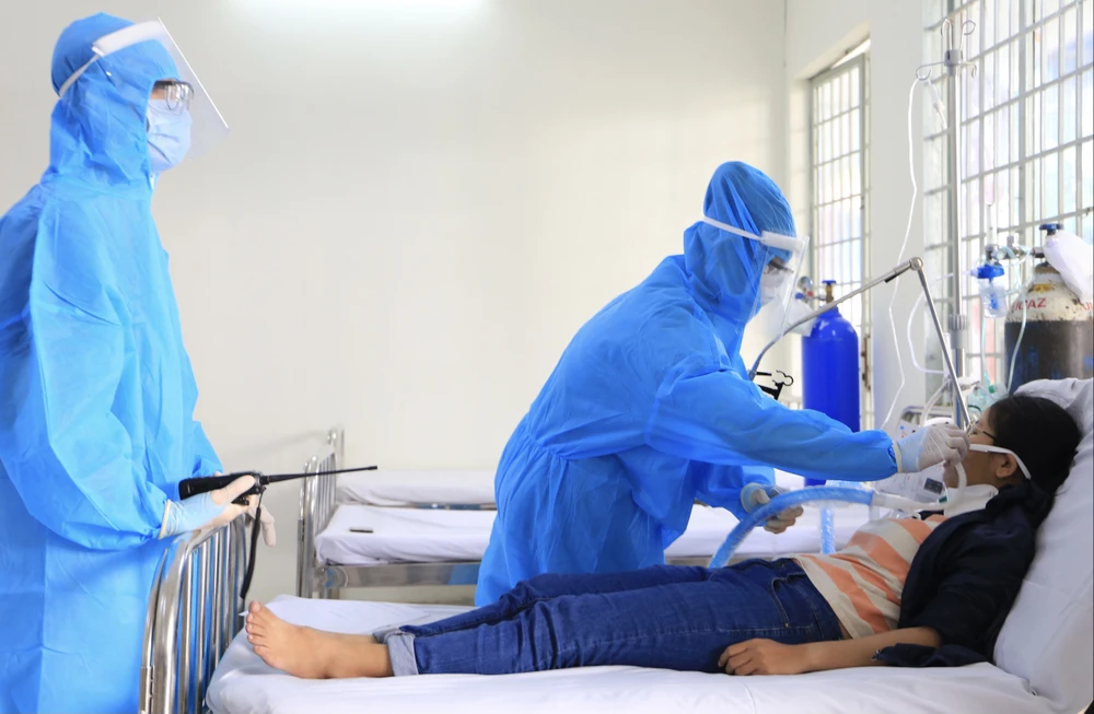 Khu thu dung và điều trị F0 tại Trường Tiểu học Bình Hoà (quận Bình Thạnh) chính thức tiếp nhận bệnh nhân từ ngày 2-8