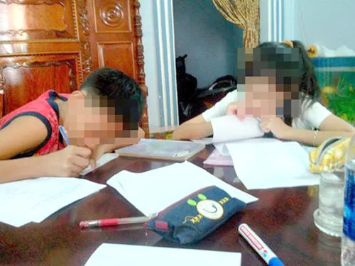 Học trò của Thư đều là những em rất ngoan và biết nghe lời.