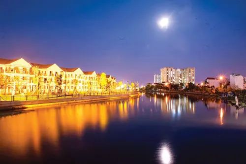 Công trình Lakeview City đang được nhanh chóng hoàn thiện.