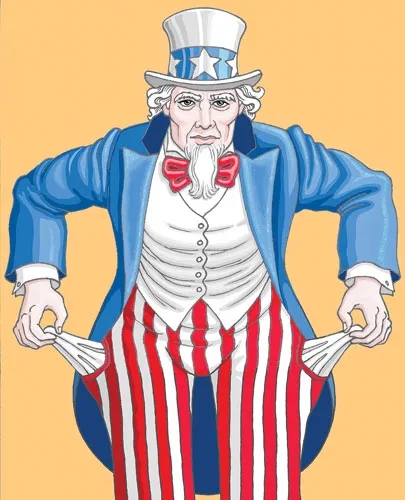 Vấn đề nợ công đang biến cường quốc Hoa Kỳ thành đề tài châm biếm. Vấn đề nợ công đang biến cường quốc Hoa Kỳ thành đề tài châm biếm.