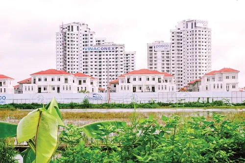 600 hộ dân của Splendora vẫn mỏi mòn chờ sổ đỏ từ Vinaconex. Ảnh: H.Trâm 600 hộ dân của Splendora vẫn mỏi mòn chờ sổ đỏ từ Vinaconex. Ảnh: H.Trâm