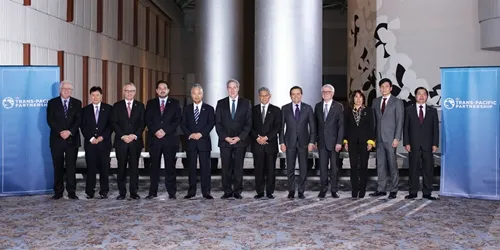 Đại diện 12 nước tham gia đàm phán TPP tại Atlanta, Mỹ. Ảnh: USTR Đại diện 12 nước tham gia đàm phán TPP tại Atlanta, Mỹ. Ảnh: USTR