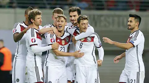 Phải rất vất vả Đức mới có chiến thắng trước Georgia.