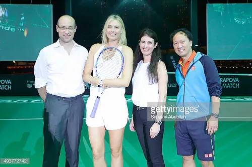 Maria Sharapova tại Singapore.