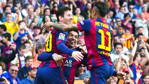 Messi và đồng đội sẽ khép lại năm 2015 thành công bằng chiến thắng tưng bừng trước Betis. Messi và đồng đội sẽ khép lại năm 2015 thành công bằng chiến thắng tưng bừng trước Betis.