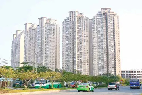 Khu căn hộ cao cấp Saigon Pearl. Ảnh: LONG THANH Khu căn hộ cao cấp Saigon Pearl. Ảnh: LONG THANH