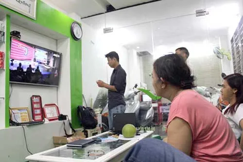 Theo dõi quay số.