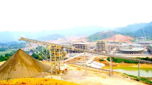 Dự án đa kim Núi Pháo đang được khai thác. Dự án đa kim Núi Pháo đang được khai thác.