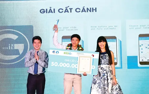 Anh Hàng Bá Trí đạt giải nhì cuộc thi ý tưởng Startup Wheel 2016.
