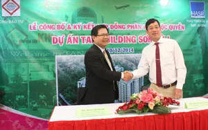 Lễ ký kết giữa Công ty TNHH Địa ốc Hoàng Anh Sài Gòn và Tanimex.