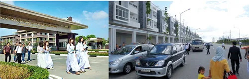 Sinh viên Trường Đại học Quốc tế Nhà đầu tư tham quan dự án Prince Town. Miền Đông (EIU) sau giờ học. Sinh viên Trường Đại học Quốc tế Nhà đầu tư tham quan dự án Prince Town. Miền Đông (EIU) sau giờ học.