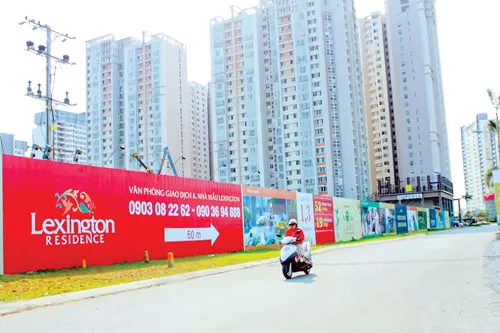 Lexington Residence nằm trong số các dự án hợp tác phát triển của Novaland. Ảnh: B.MINH Lexington Residence nằm trong số các dự án hợp tác phát triển của Novaland. Ảnh: B.MINH