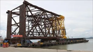 Mỏ Tê Giác Trắng ngoài khơi Việt Nam. (Ảnh: VOV)