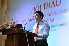 Phó Tổng Giám đốc Nguyễn Hoàng Dũng phát biểu tại Hội thảo.