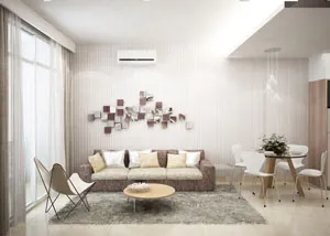 Phối cảnh bên trong căn hộ chung cư Lan Phương MHBR Tower