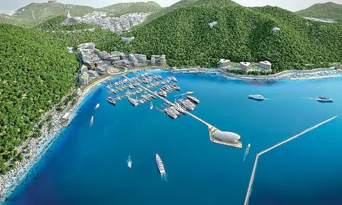 Dự án khu du lịch - nghỉ dưỡng 2,5 tỷ USD tại Vũng Rô (Phú Yên) của Tập đoàn Rose Rock (Hoa Kỳ).